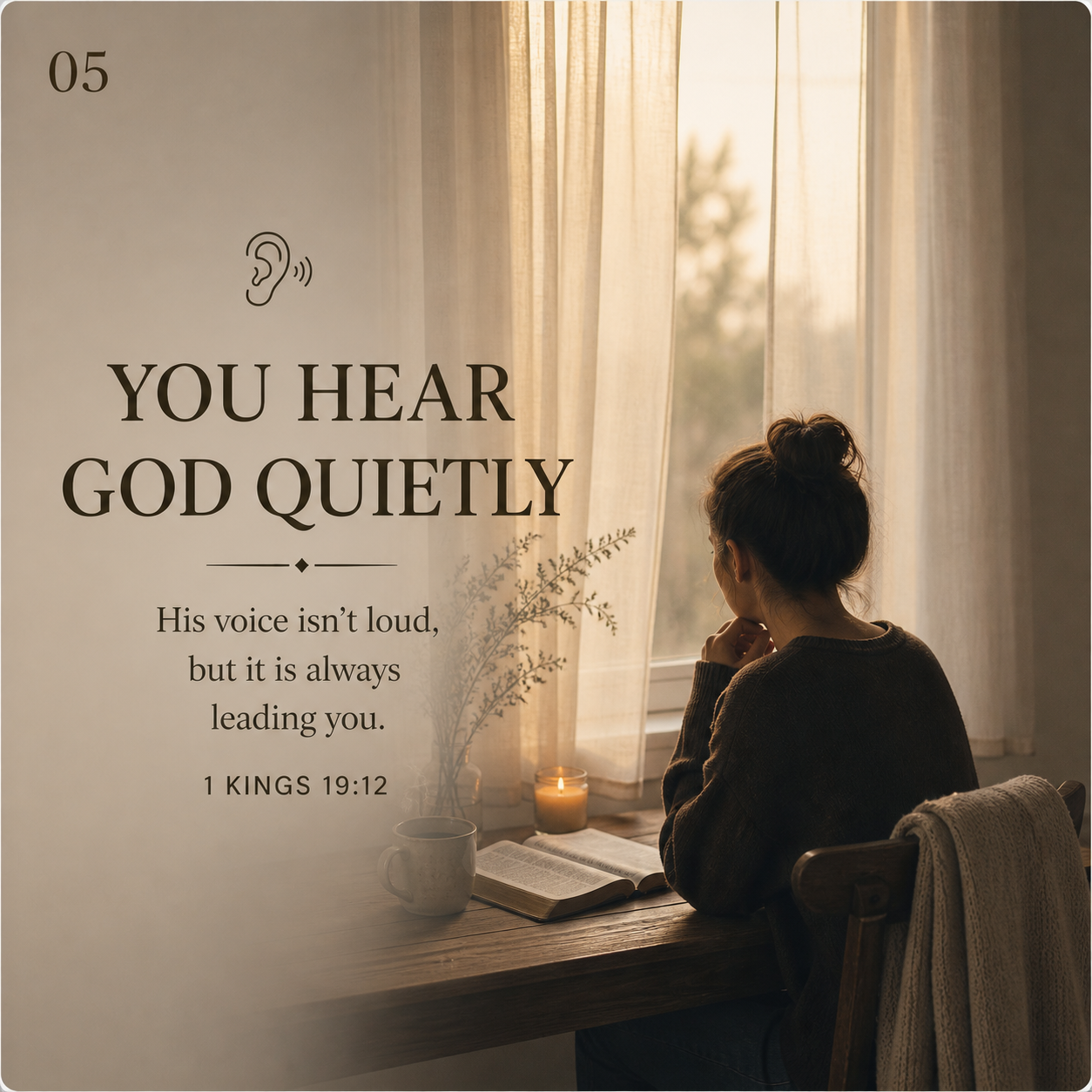 You Hear God Quietly
