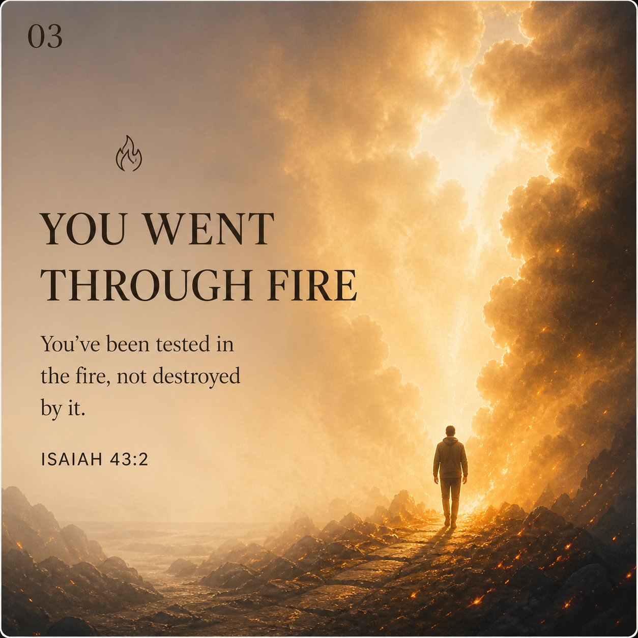 You Went Through Fire