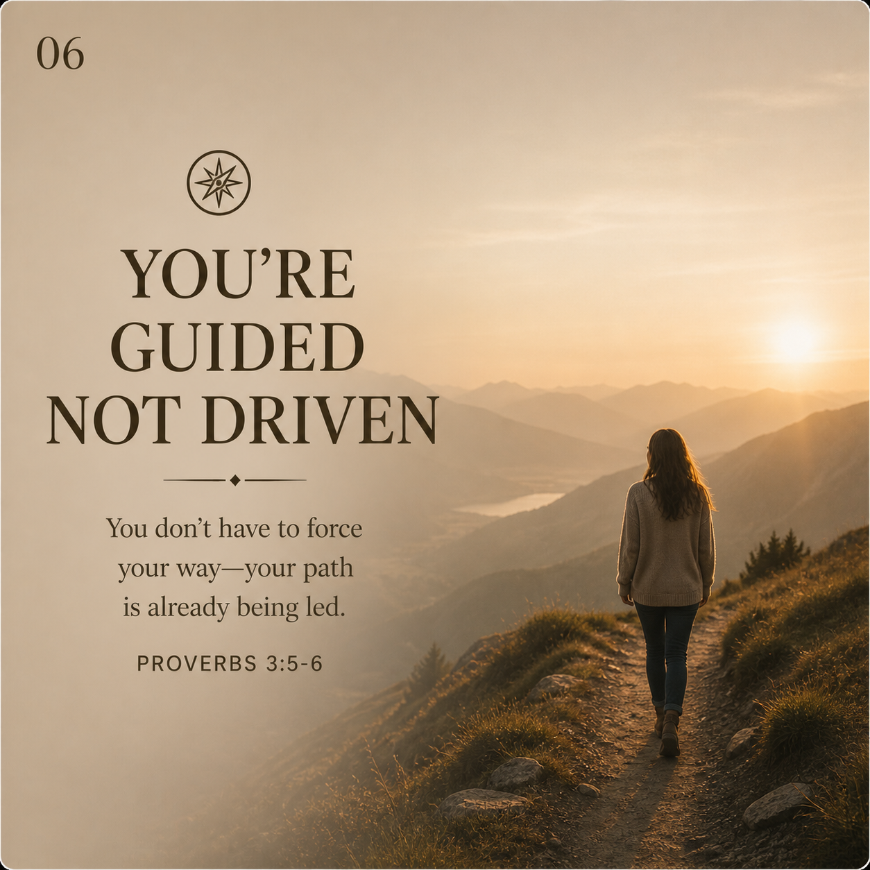 You're Guided Not Driven