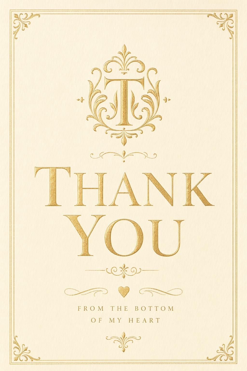 Modern Thank You Edit — 4 cards
