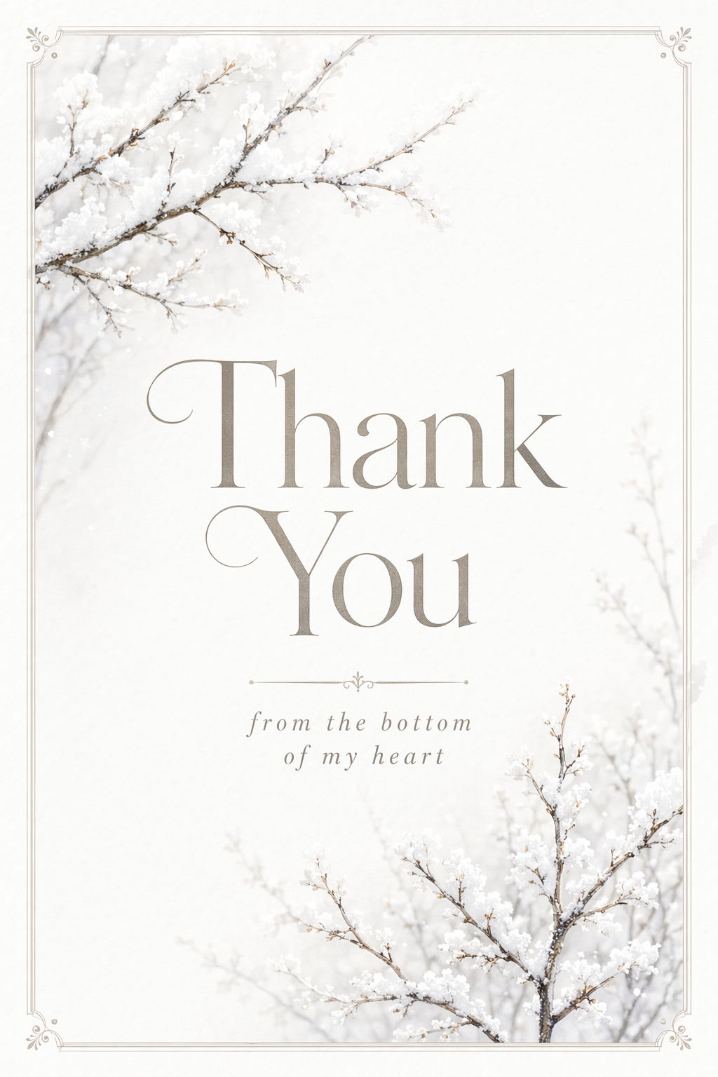 Modern Thank You Edit — 12 cards